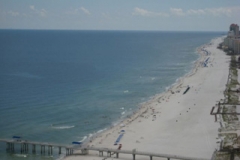 View west down the Gulf Coast from Turquoise Place