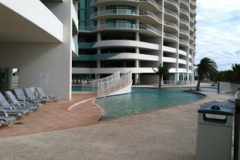 Outdoor pool at Turquoise Place